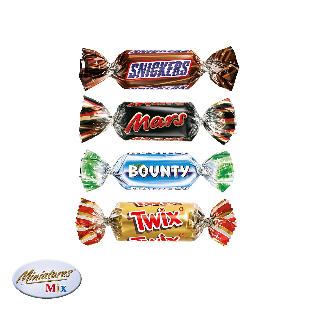 Adventskalender Mars® Miniatures® Mix, Inlay aus 100% recyceltem Material