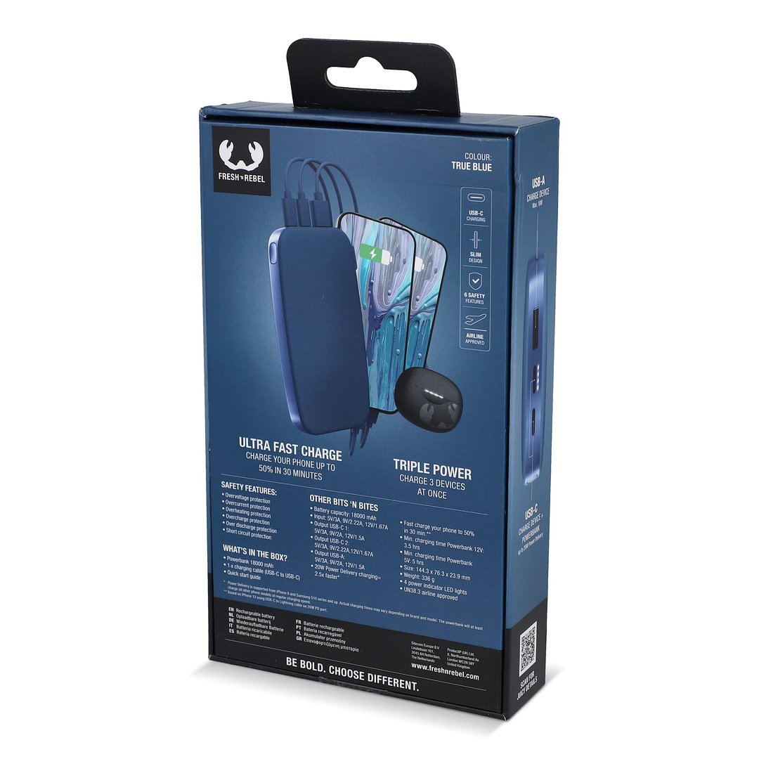 Powerbank 18.000mAh USB-C Ultra Fast Charging 20W Divat