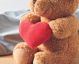 Teddybär mit Herz 23cm Ramudori