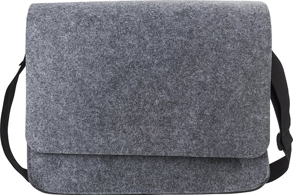 Laptoptasche Benin | Recycelter Filz | 15 Zoll | Klettverschluss