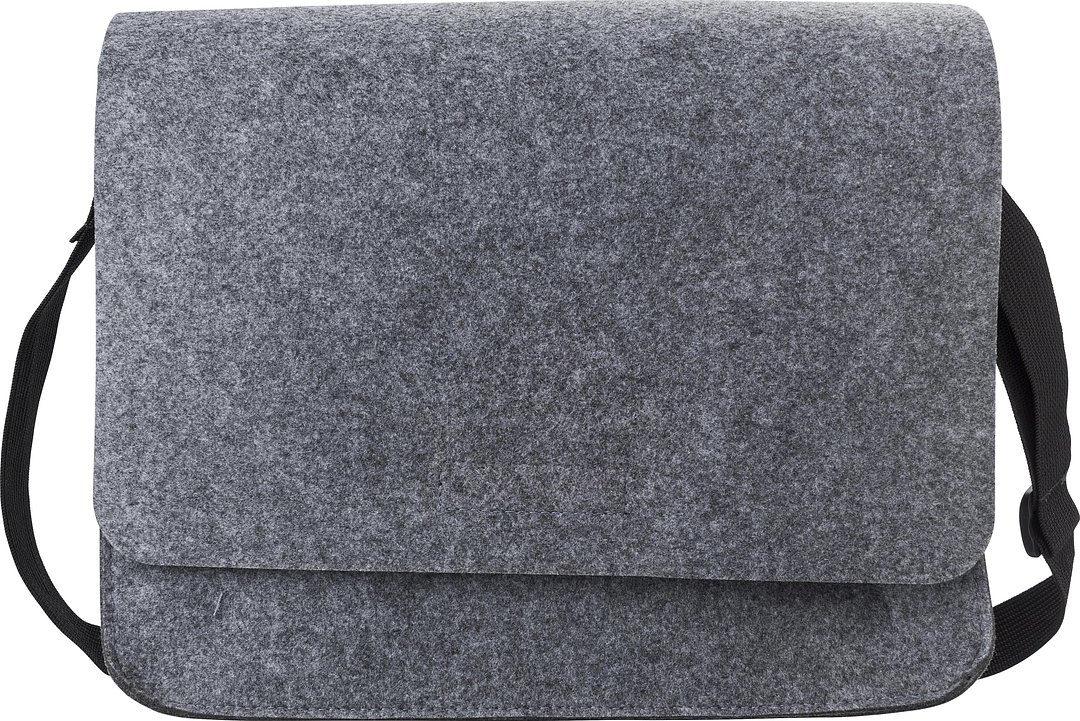 Laptoptasche Benin | Recycelter Filz | 15 Zoll | Klettverschluss