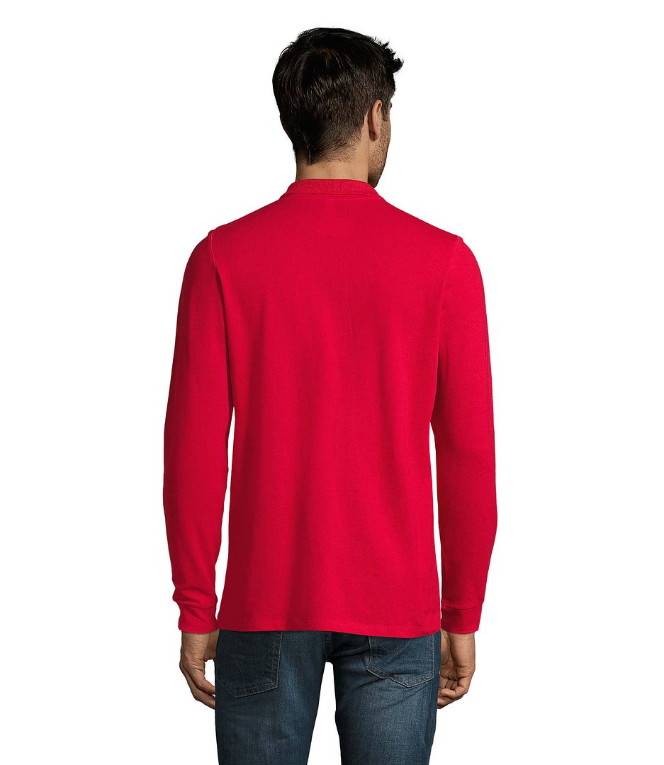 Männer Long-Sleeve Polo 180g Cilgian