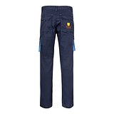 Zweifarbige Stretch-Hose mit mehreren Taschen (240 g/m²), aus Baumwolle (46 %), EME (38 %) und Polyester (16 %) Paulik