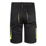 Zweifarbige Stretch-Bermudashorts mit mehreren Taschen (240 g/m²) aus Baumwolle (46 %), EME (38 %) und Polyester (16 %) Altie