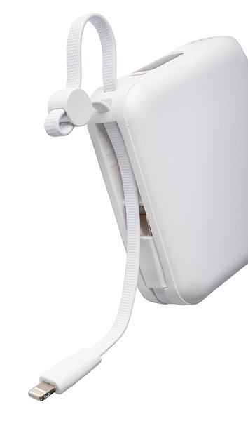 Recycelte ABS-Powerbank Neli