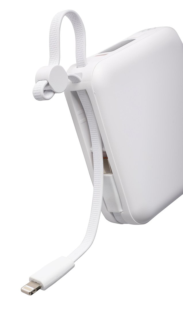Recycelte ABS-Powerbank Neli