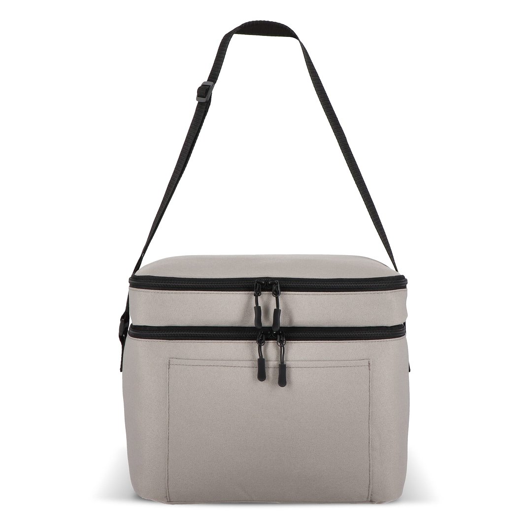 R-PET 600D Kühlbeutel mit zwei Fächern 30 x 20 x 25 cm 15 l Vigeliun