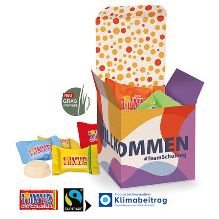 Würfelbox mit süsser Füllung