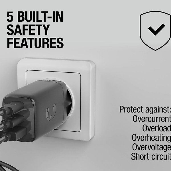 67W Laptop-Ladegerät GaN USB-C und USB-A Stineth