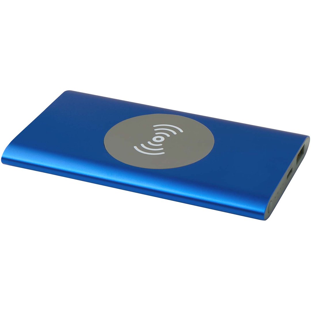 4000 mAh Typ-C kabellose Powerbank aus recyceltem Aluminium - Rudylan