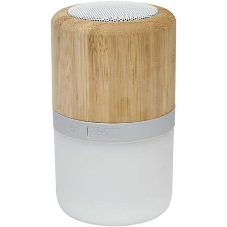 Bluetooth® Lautsprecher aus Bambus mit Licht - Rudona