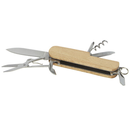 Holztaschenmesser mit 7 Funktionen - Bete