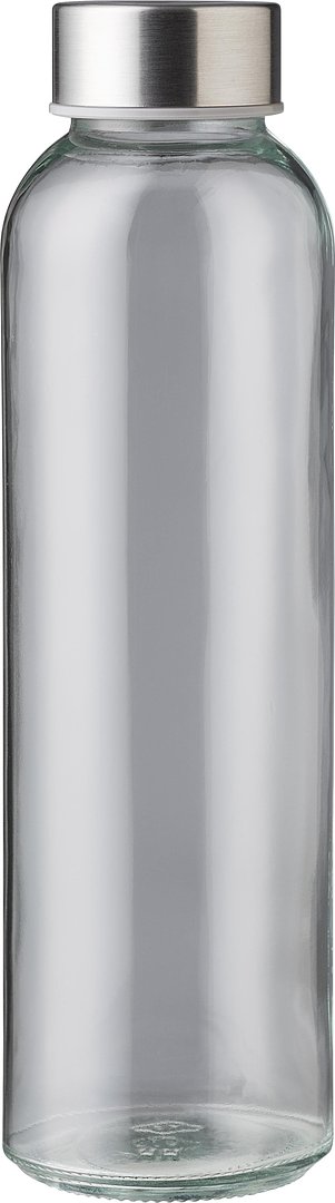 Trinkflasche Steivrs | Glas | Edelstahldeckel | 500 ml
