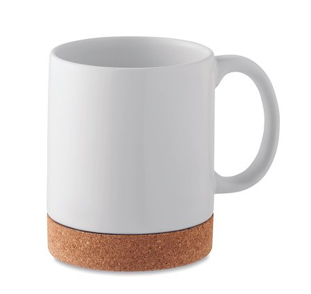 Keramikbecher mit Kork 280 ml Divanna