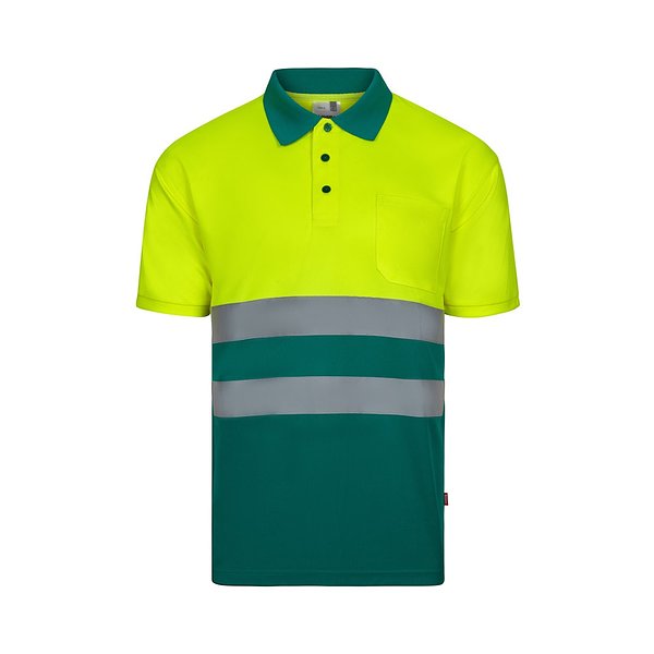 Poloshirt (140g/m²) im Bird-Eye-Design mit kurzen Ärmeln, aus Polyester (100%) Leengiama