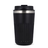 Recycelter Edelstahl-Thermobecher für Kaffee zum Mitnehmen, 400 ml Natianng