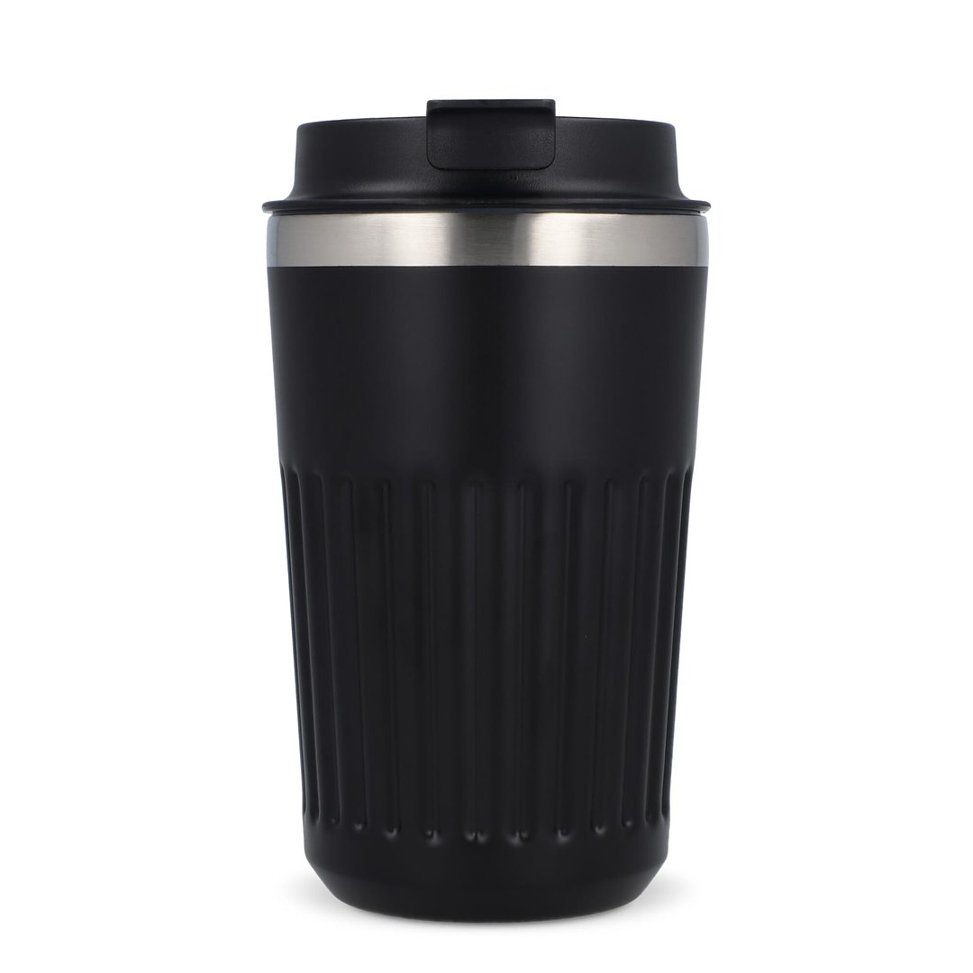 Recycelter Edelstahl-Thermobecher für Kaffee zum Mitnehmen, 400 ml Natianng