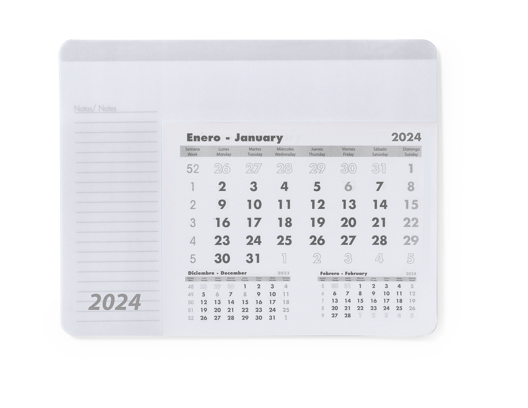 Mauspad Kalender Iddux