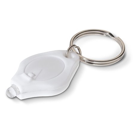 Schlüsselanhänger mit Mini-Taschenlampe Vers