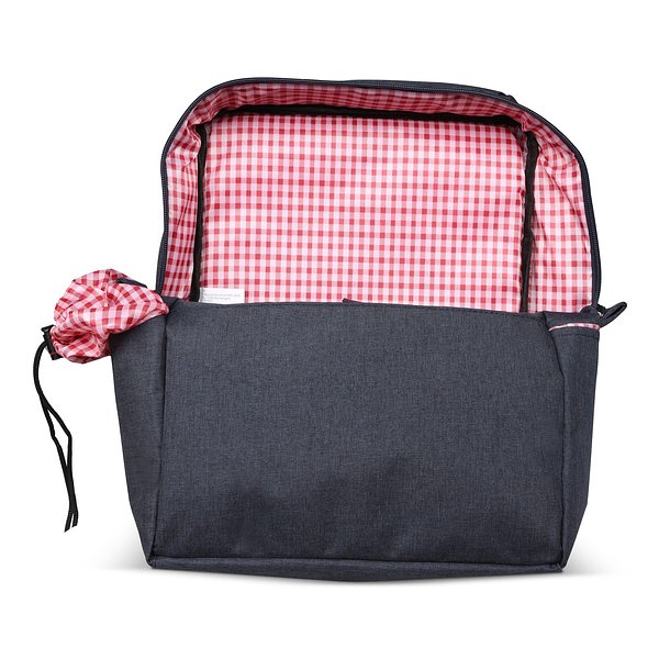Picknick-Doppel-Fahrradtasche aus R-PET-Material Emenjan