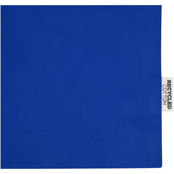 140 g/m² Baumwoll Tragetasche mit Seitenfalten aus GRS recycelter Baumwolle - Aitan