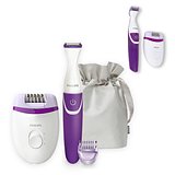 Philips Satinelle Kompakt-Epilierer mit Kabel &amp; kabellosem Bikini-Trimmer Ylansen