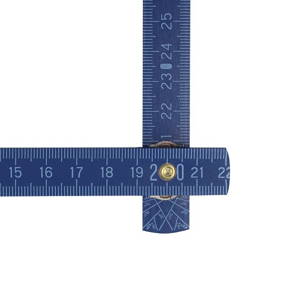 Zollstock Holz 2m Premium lackiert Dicorioli