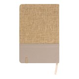 Notizbuch Jute R-PET GRS Nolfel