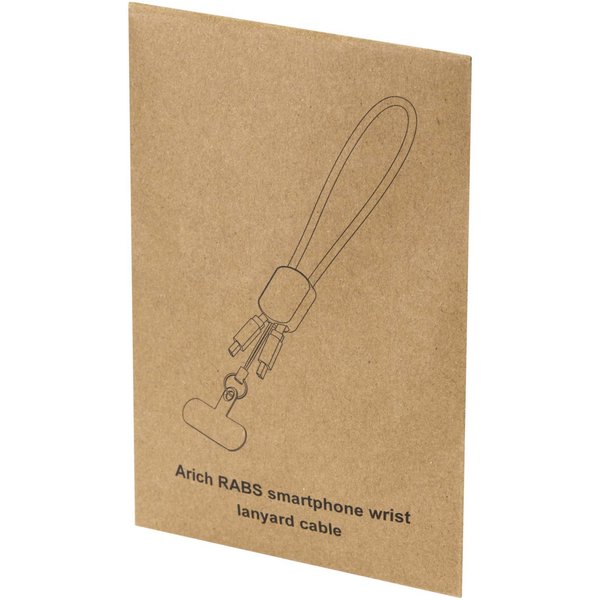 RCS-Handschlaufe aus recyceltem Material mit integriertem 20-W-Ladekabel (Typ C) - Gieritas