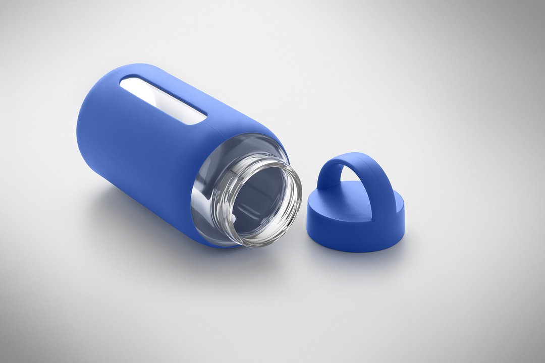 Flasche Borosilikatglas 600ml Dumenglix