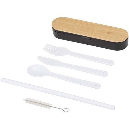 Besteckset mit Bambusdeckel - Aitlinata
