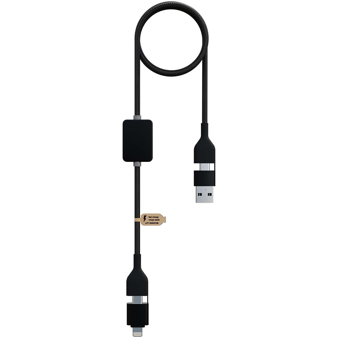 60W Ladekabel mit Schalter und Leuchtlogo - Gieri