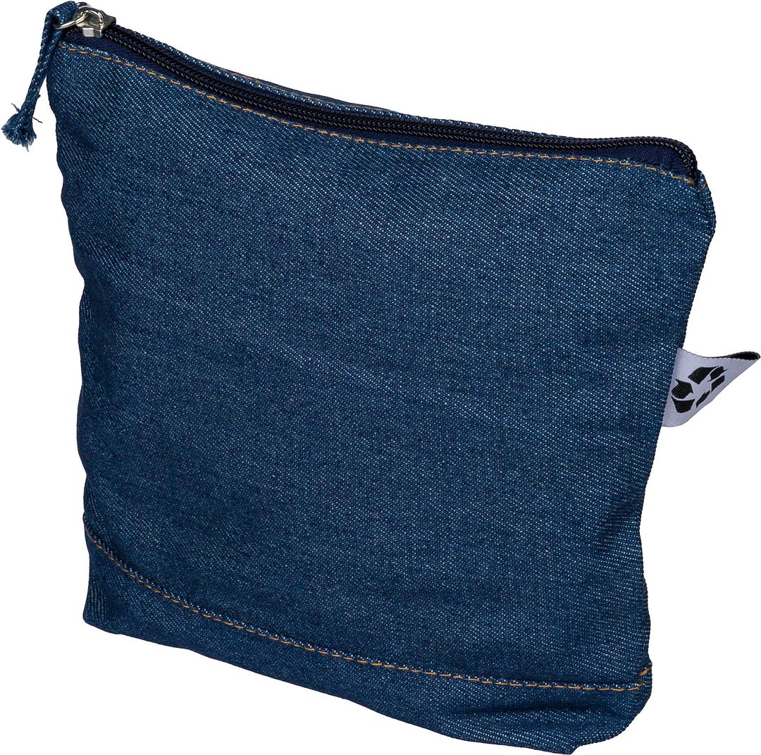 Kosmetiktasche aus recyceltem Denim Lüzzain