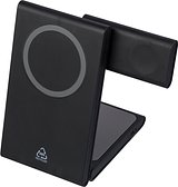 Recyceltes ABS 3-in-1 magnetisches kabelloses Ladegerät Stiana