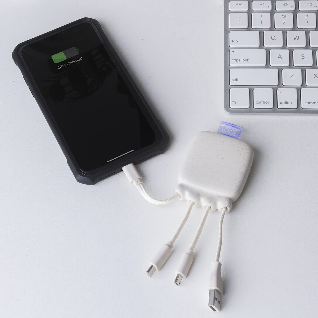 Octopus Gamma 2 Bio Charging cable with 3.000mAh Powerbank Nicorela