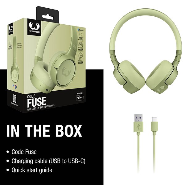 3HP1100 Code Fuse-Wireless on-ear headphone Grina