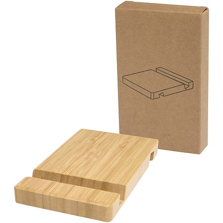 Bambus 2-winklige Tablet- und Smartphonehalterung - Vrenannas