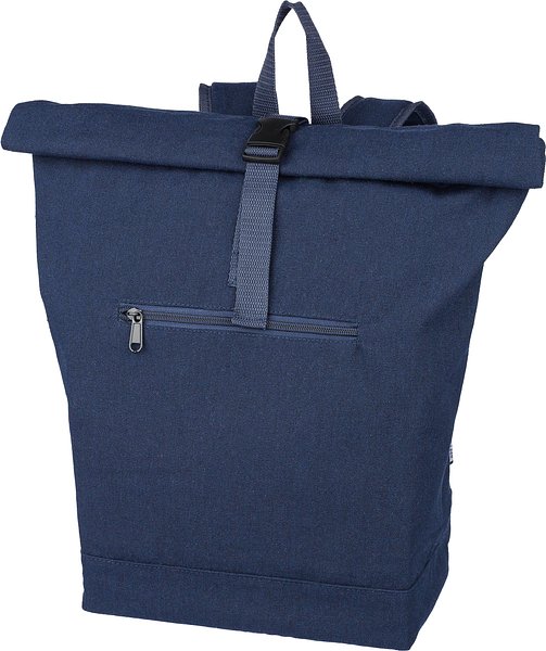 Rolltop-Rucksack aus recyceltem Poly-Baumwollgewebe (330 g/m2) Andri
