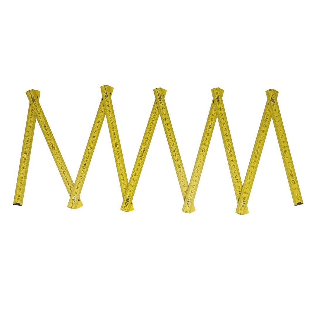 Zollstock Holz 2m Premium lackiert Dicorioli