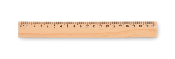 Holzlineal 20cm Helylan