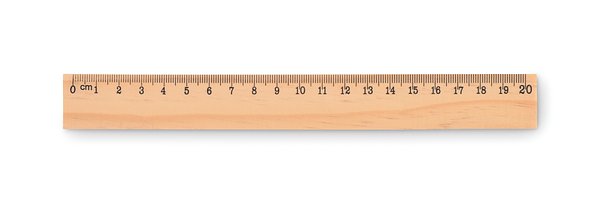 Holzlineal 20cm Helylan