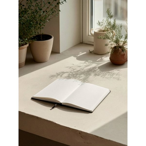 A5-Notizbuch aus PU mit kariertem Papier Annestgi