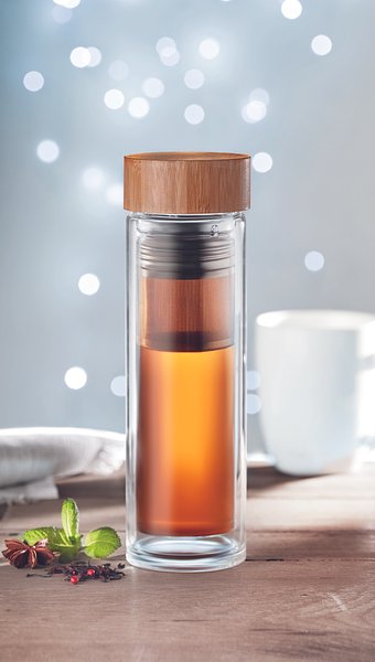 Trinkflasche Glas 400ml Köbistie