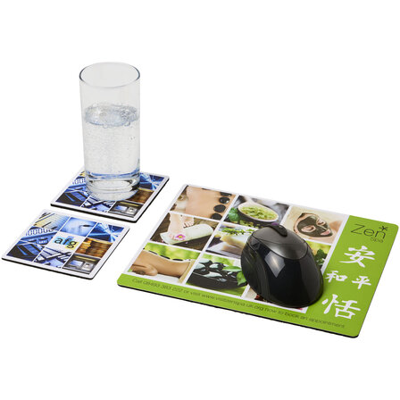 Mousepad- und Untersetzer-Set 3 - Beatiama
