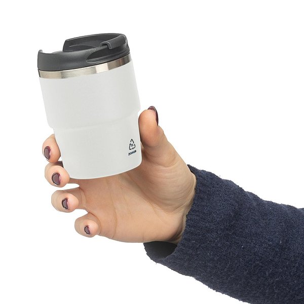 Recycelter Edelstahl-Becher mit doppelter Wand (175 ml) Lüthlanna
