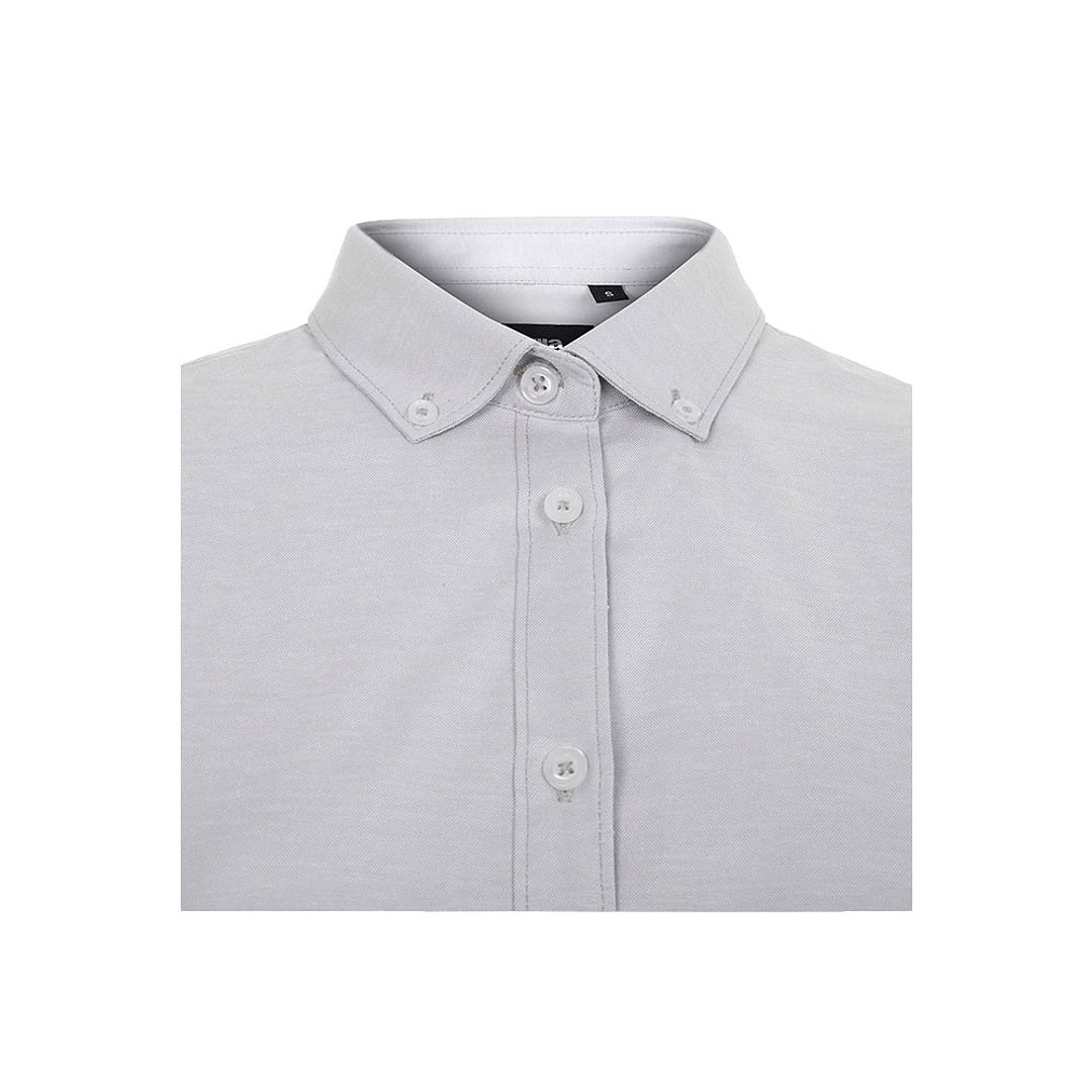 Hemd Oxford (180 g/m²) für Damen, aus Baumwolle (50 %), Polyester (45 %) und Elasthan (5 %) Mudesch