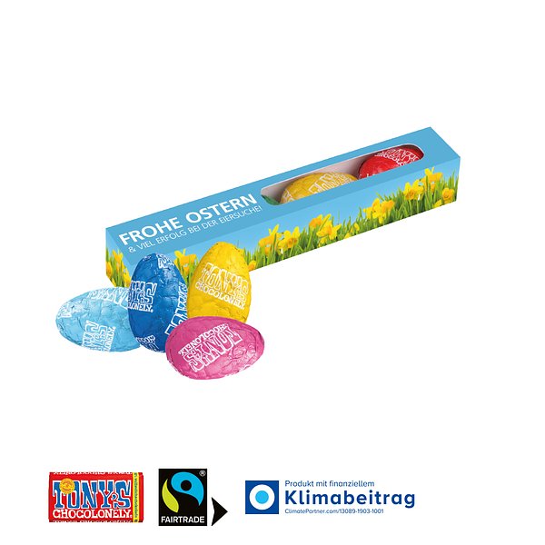 Eier-Parade mit Tony´s Schokolade