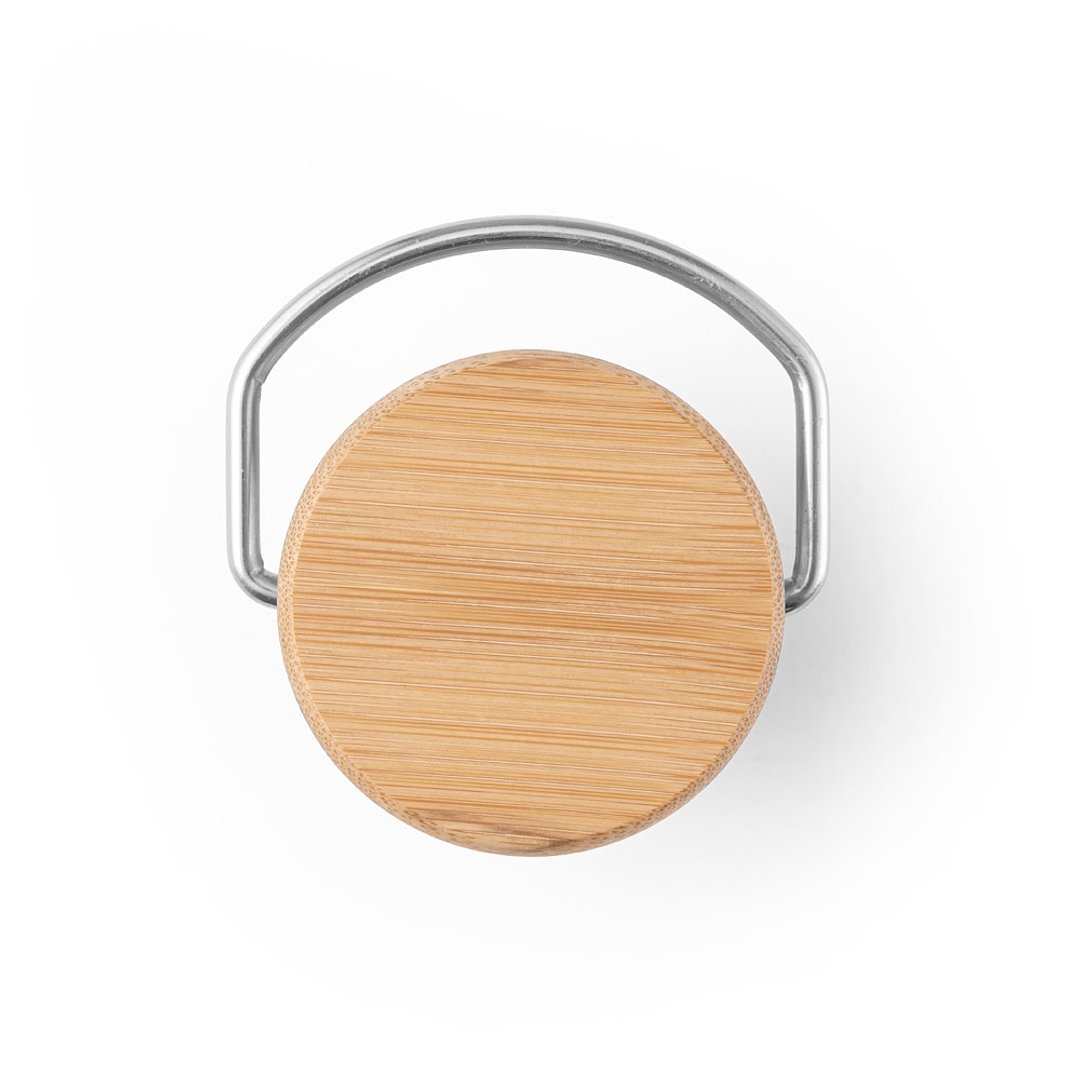 Edelstahlflasche (90 % recycelt) mit einwandiger Ausführung Chtinana