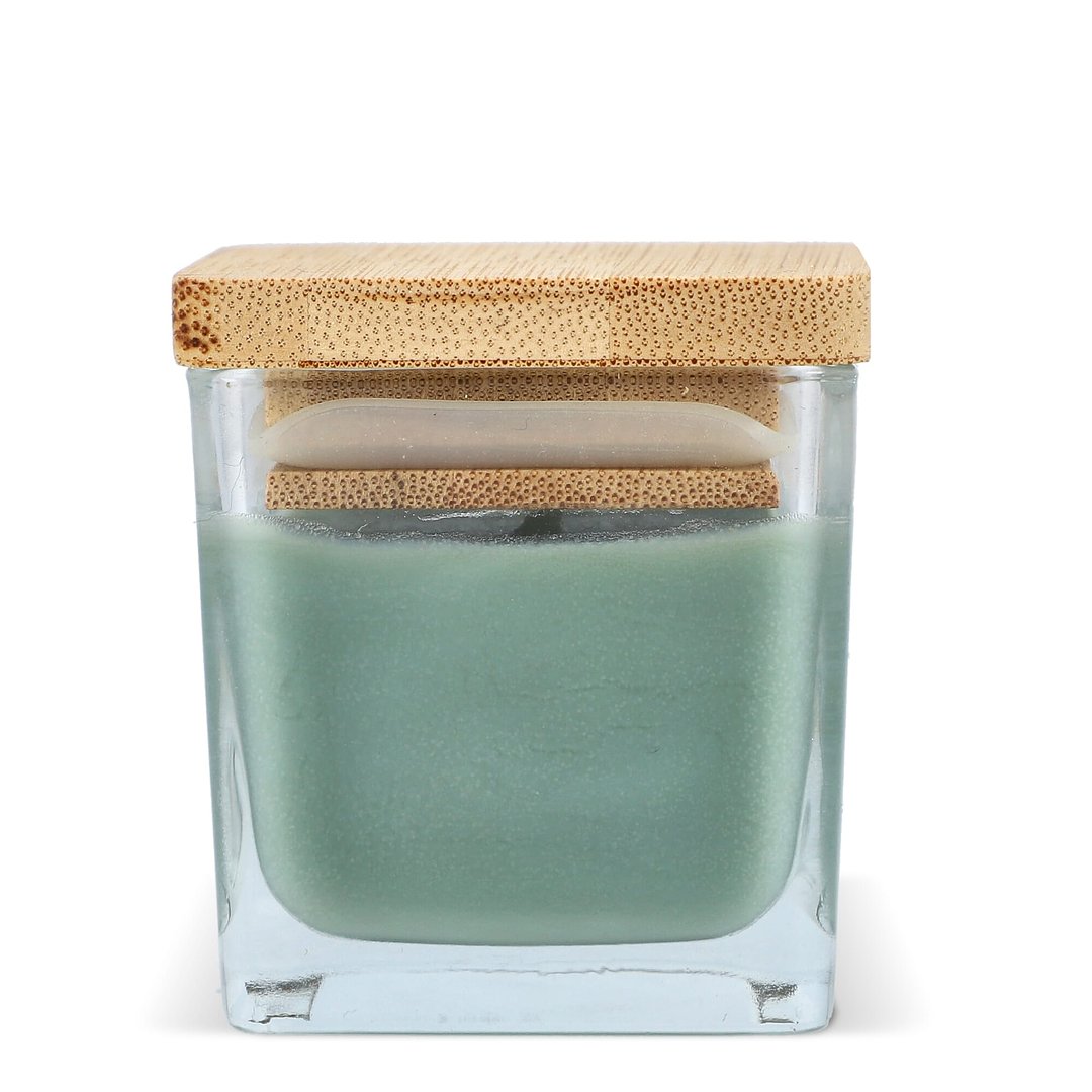 Chakra Kerze auf pflanzlicher Basis im Glasgefäß Utzi