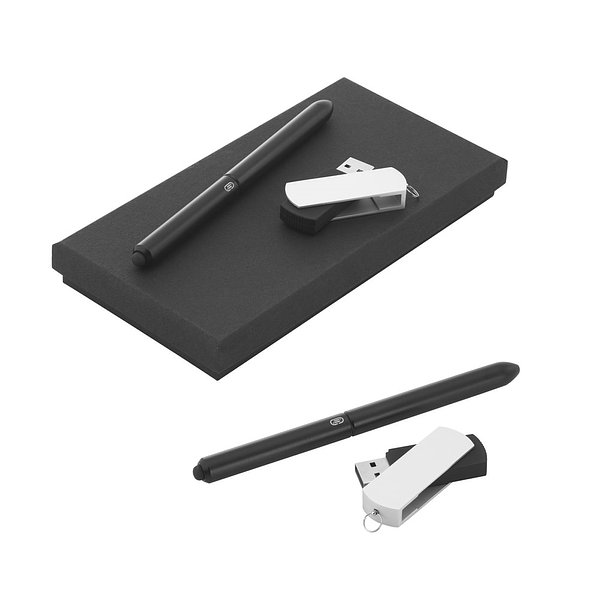 Set Kugelschreiber und USB-Stick, 4GB Nolli